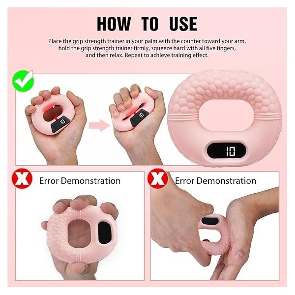 حلقه تمرین تقویت مچ و ساعد هوشمند(شماره انداز)درجه کیفیت:+++A
