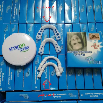 فروشگاه گجت پلاس2,290,000 ریاللمینت دندان فوری snap on  smile فَک بالا و فَک پایین(کیفیت سختی:AAA+)|خانه