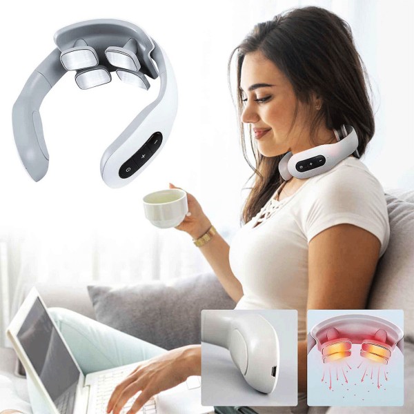 ماساژور گردن پالسی شارژی NECK MASSAGER J001-2C