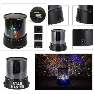 فروشگاه گجت پلاس4,250,000 ریالچراغ خواب و پروژکتور طرح آسمان شب مدل Star Master|گجت های پر کاربرد