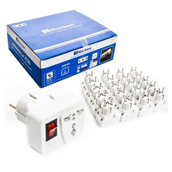 تبدیل مبدل برق کلید دار کیفیت عالی - Convert 3 to 2 Narken